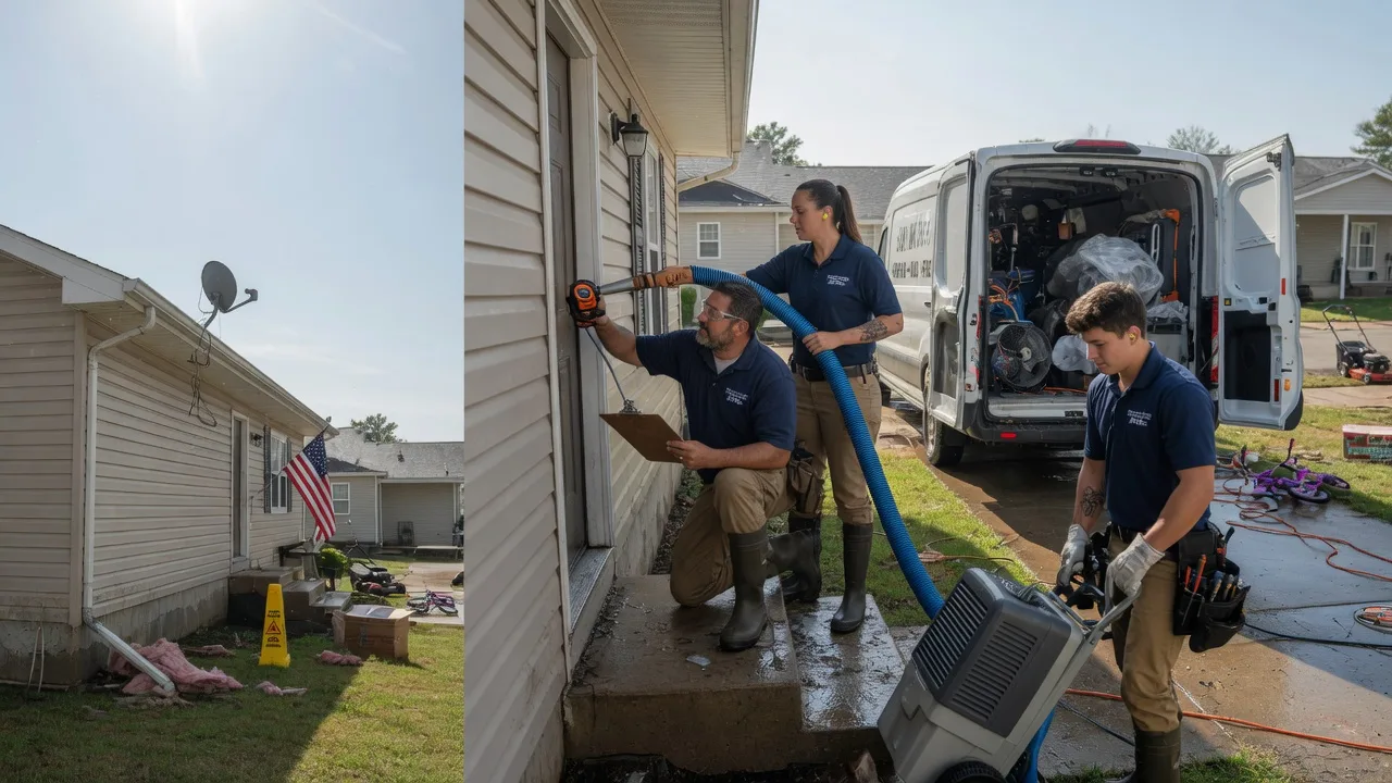 Ceiling Water Damage Restoration in Washington, OK near me